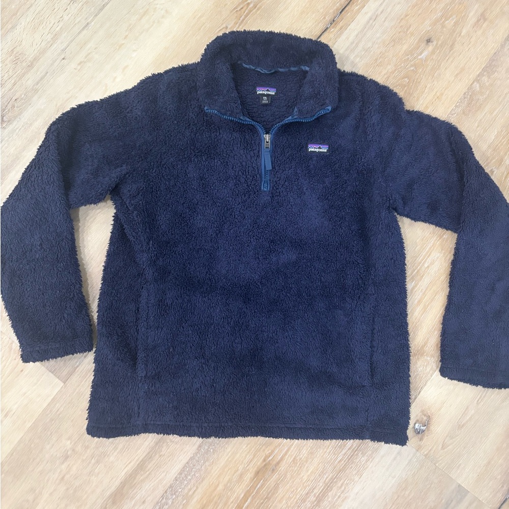 Patagonia Los Gatos Dark Blue Sherpa Jacket